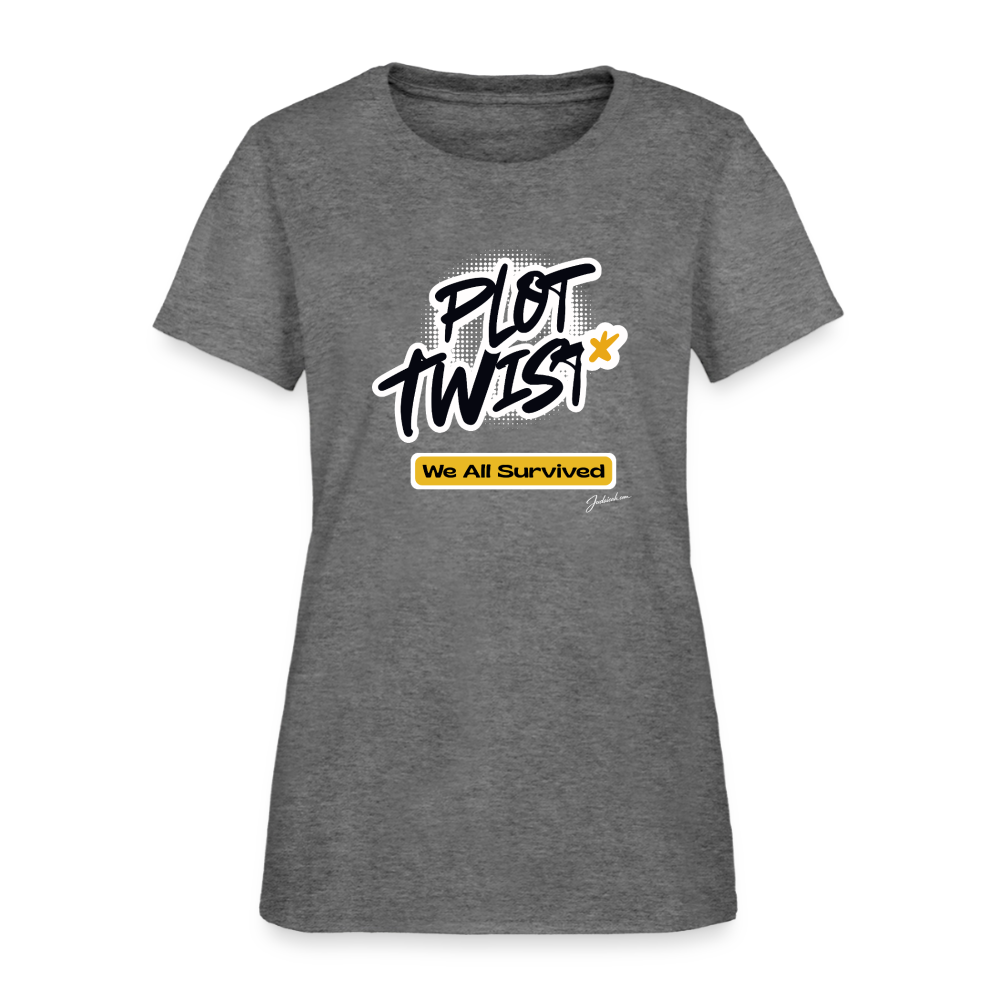 Plot Twist Women's T-Shirt - graphite heather