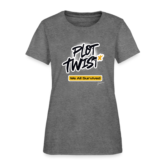 Plot Twist Women's T-Shirt - graphite heather