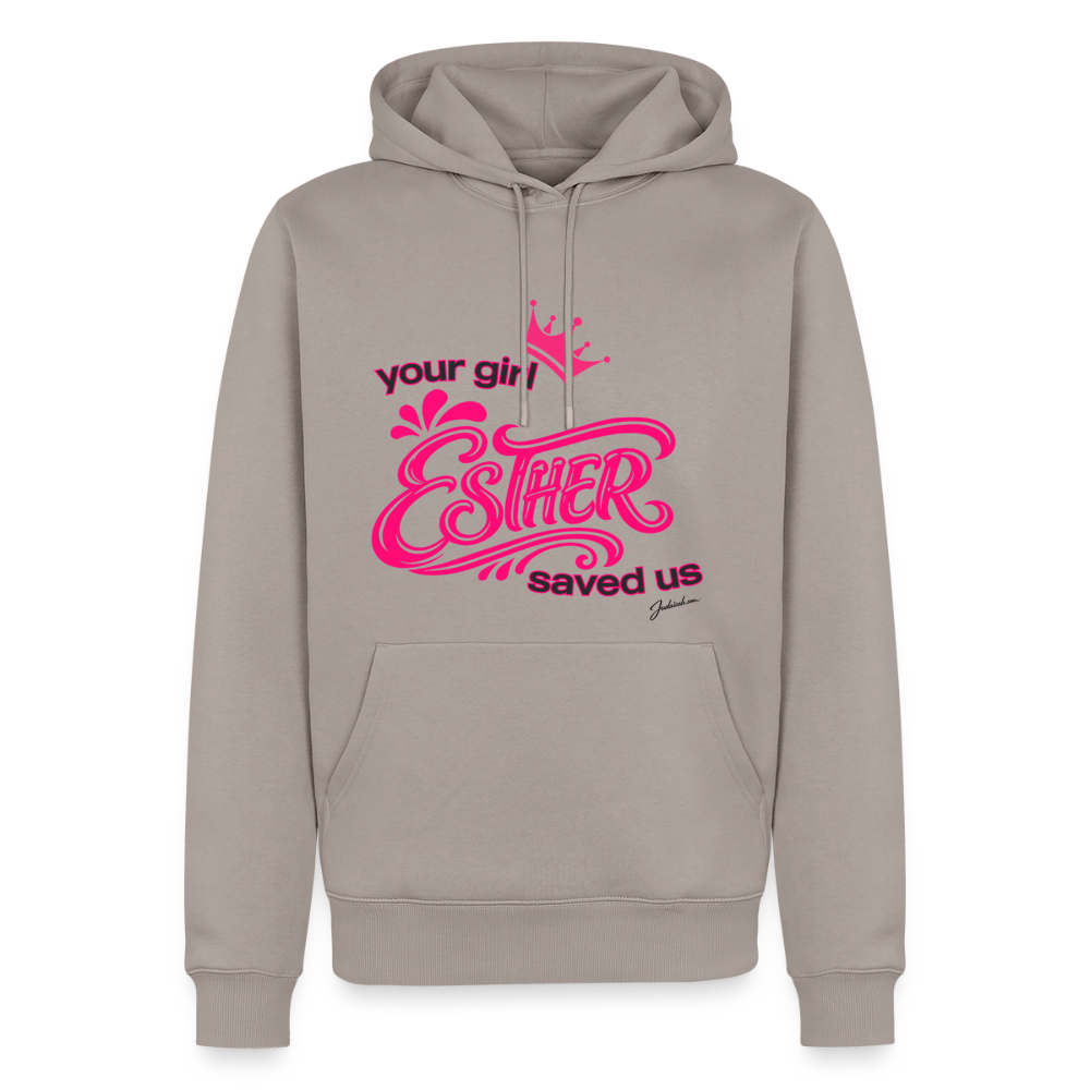 Your Girl Esther Men’s Premium Hoodie - taupe