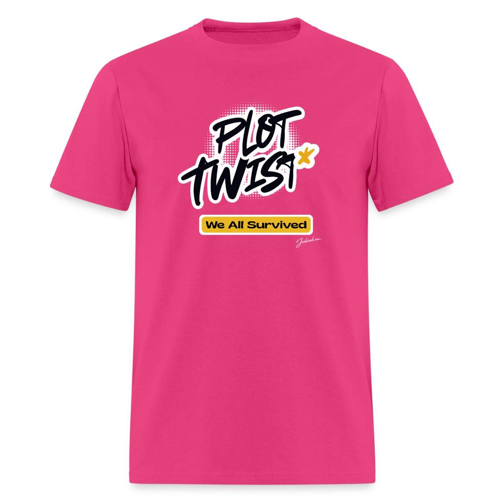 Plot Twist Men's T-Shirt | GILDAN 5000 - fuchsia