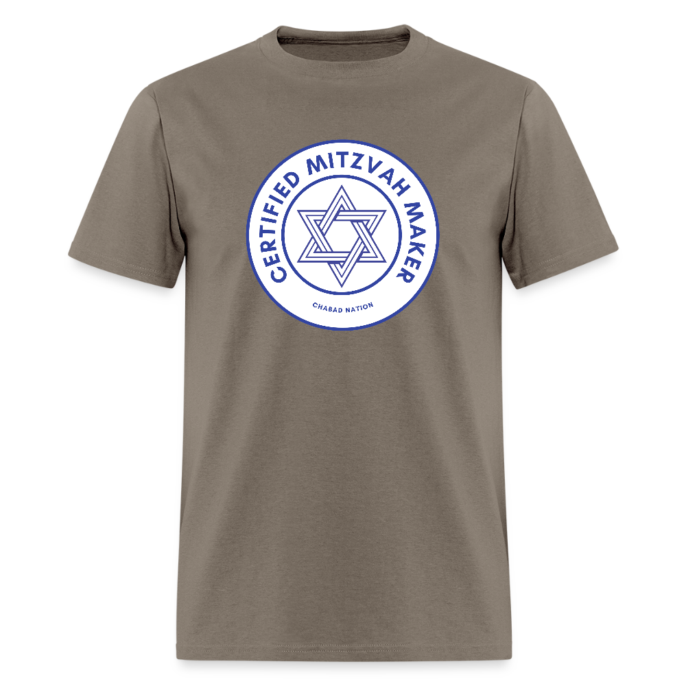 Certified Mitzvah Maker Men's T-Shirt | GILDAN 5000 - safari