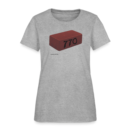 770 Solid Brick Women's T-Shirt - heather gray