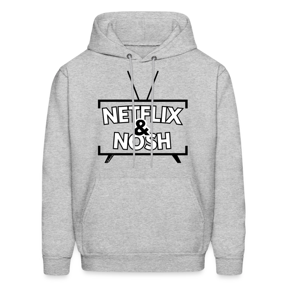 Netflix & Nosh Men's Hoodie - heather gray