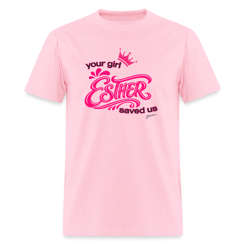 Your Girl Esther Men's T-Shirt | GILDAN 5000 - pink