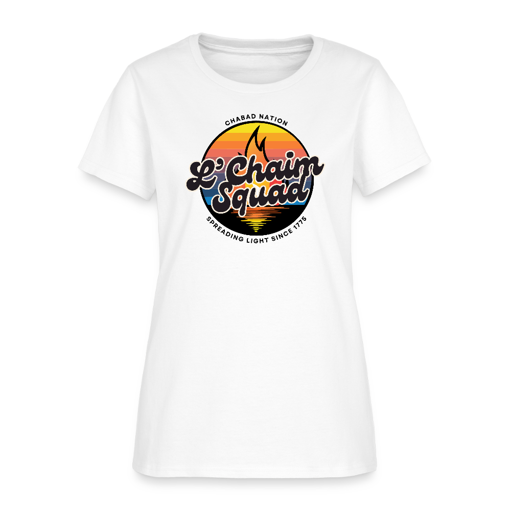 L’Chaim Squad – Spreading Light Women's T-Shirt - white