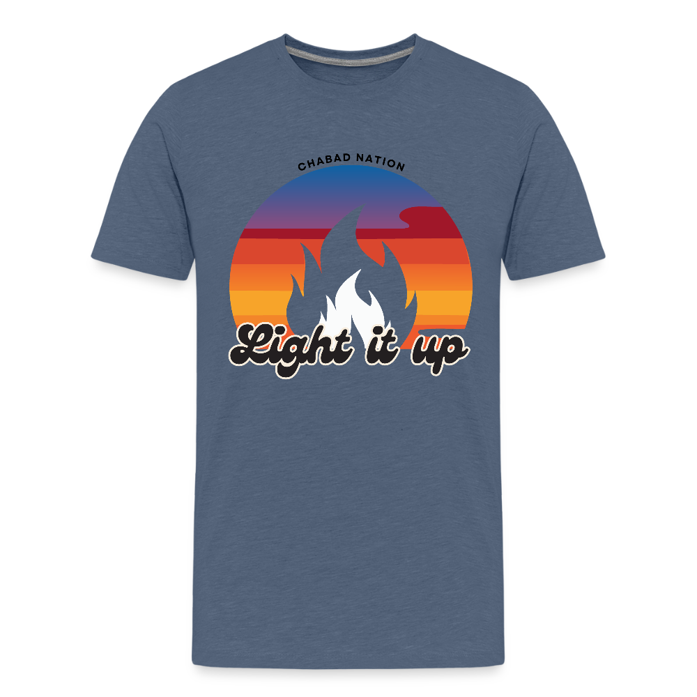 Light It Up Kids' Premium T-Shirt - heather blue