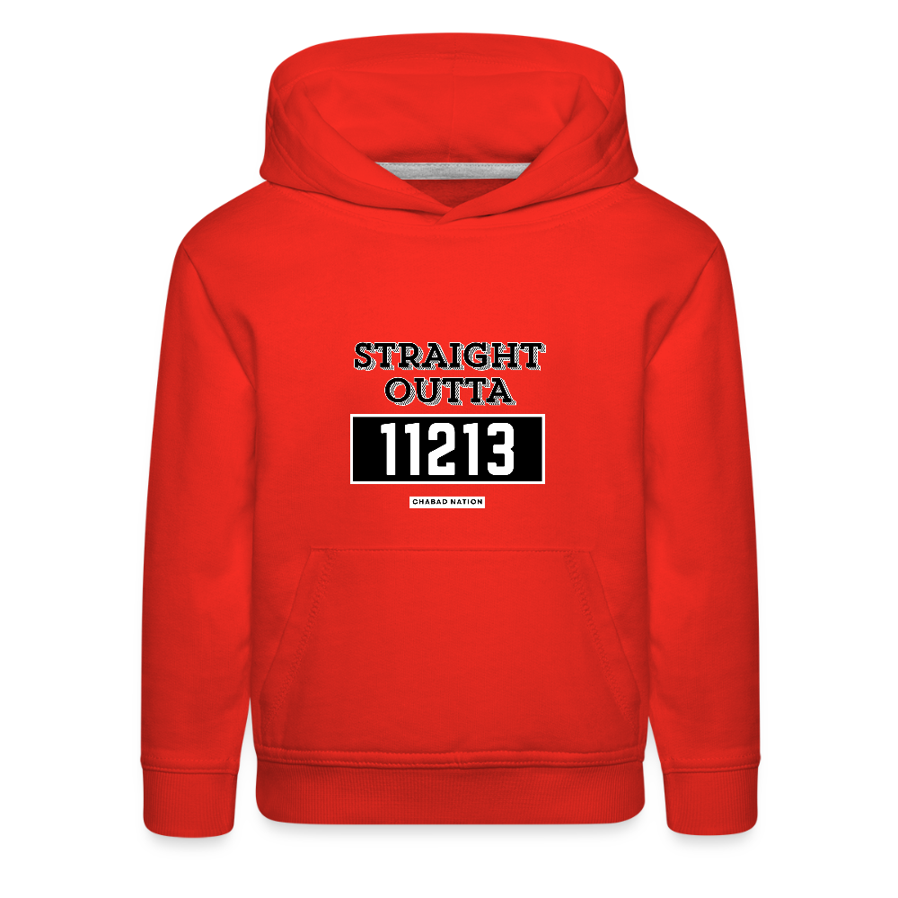 Straight Outta 11213 Kids‘ Premium Hoodie - red