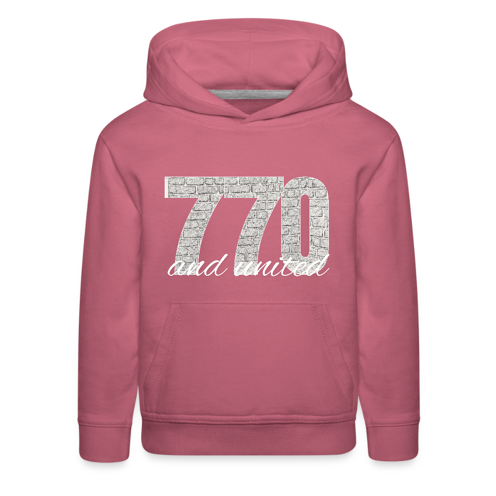 770 And United Light Kids‘ Premium Hoodie - mauve
