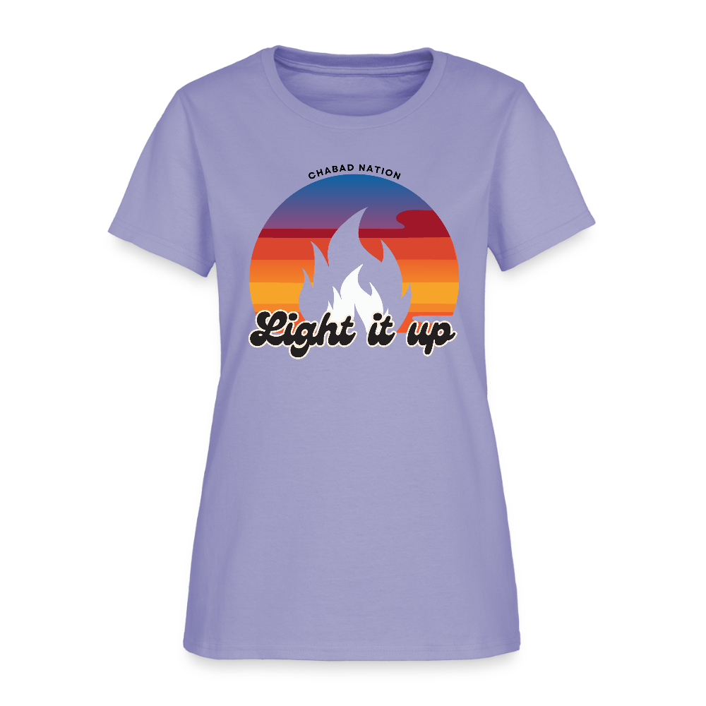 Light It Up Women's T-Shirt - lavender