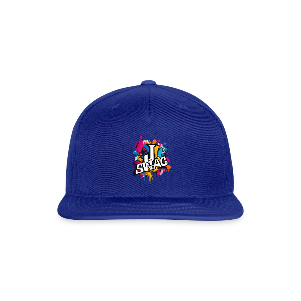 Jswag Logo Snapback Baseball Cap - royal blue