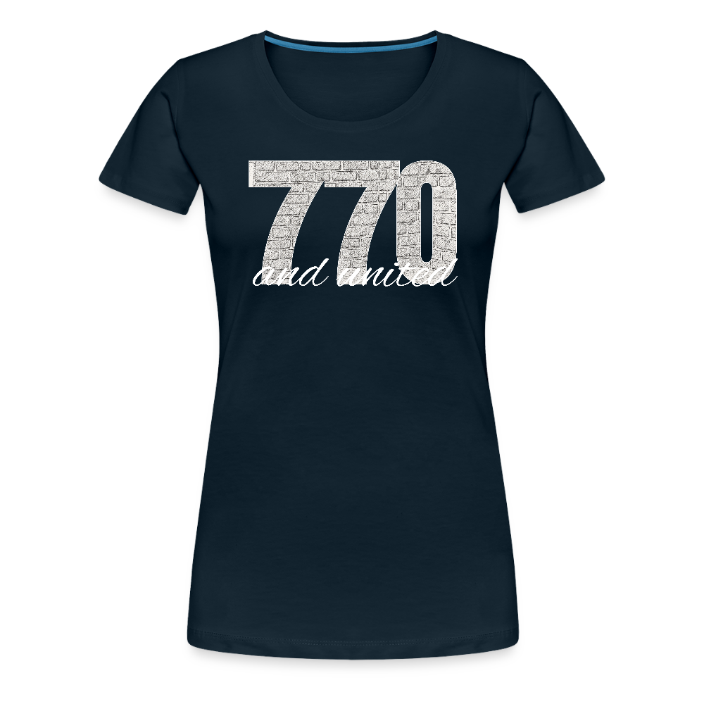 770 And United Light Women’s Premium T-Shirt - deep navy