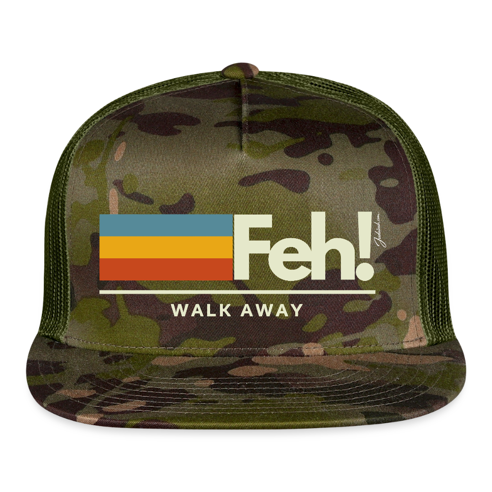 Feh! Trucker Hat - MultiCam\green
