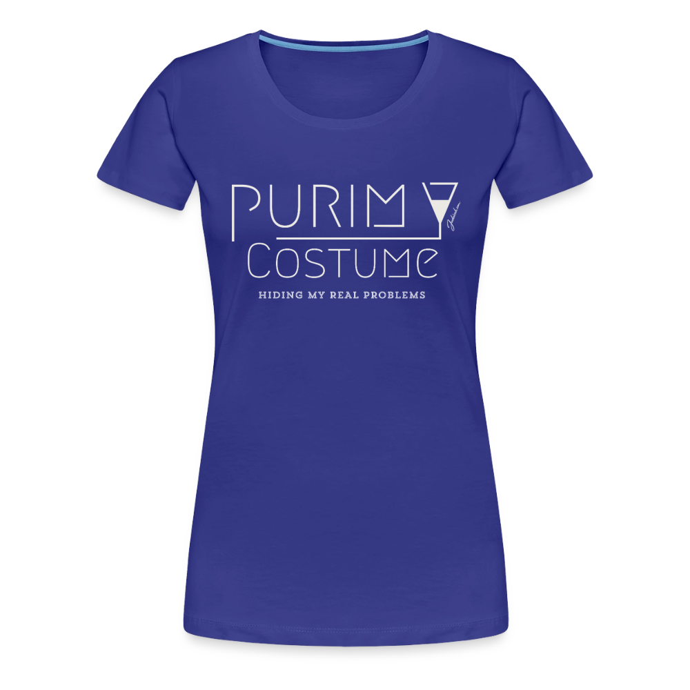 Purim Costume Women’s Premium T-Shirt - royal blue