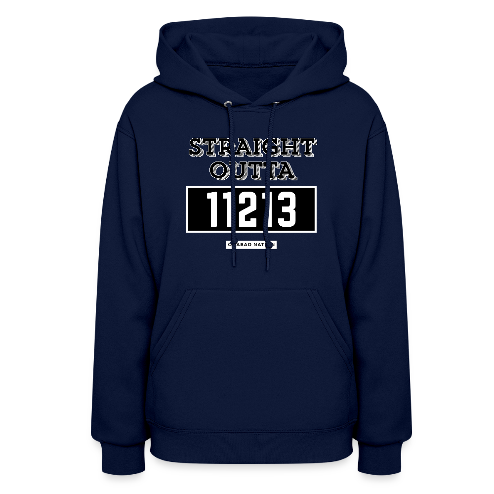 Straight Outta 11213 Women's Hoodie - navy