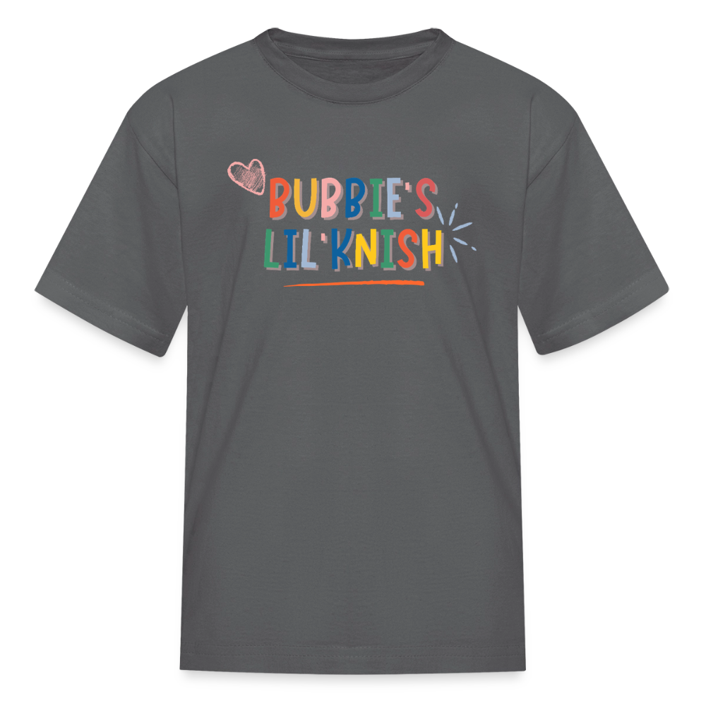 Bubbie's Lil' Knish Kids' T-Shirt - charcoal