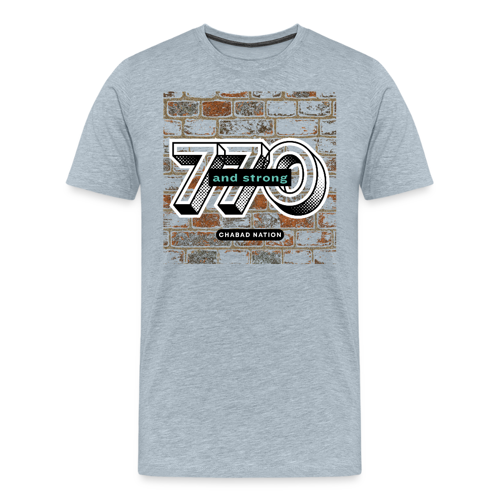 770 And Strong Men's Premium T-Shirt - heather ice blue