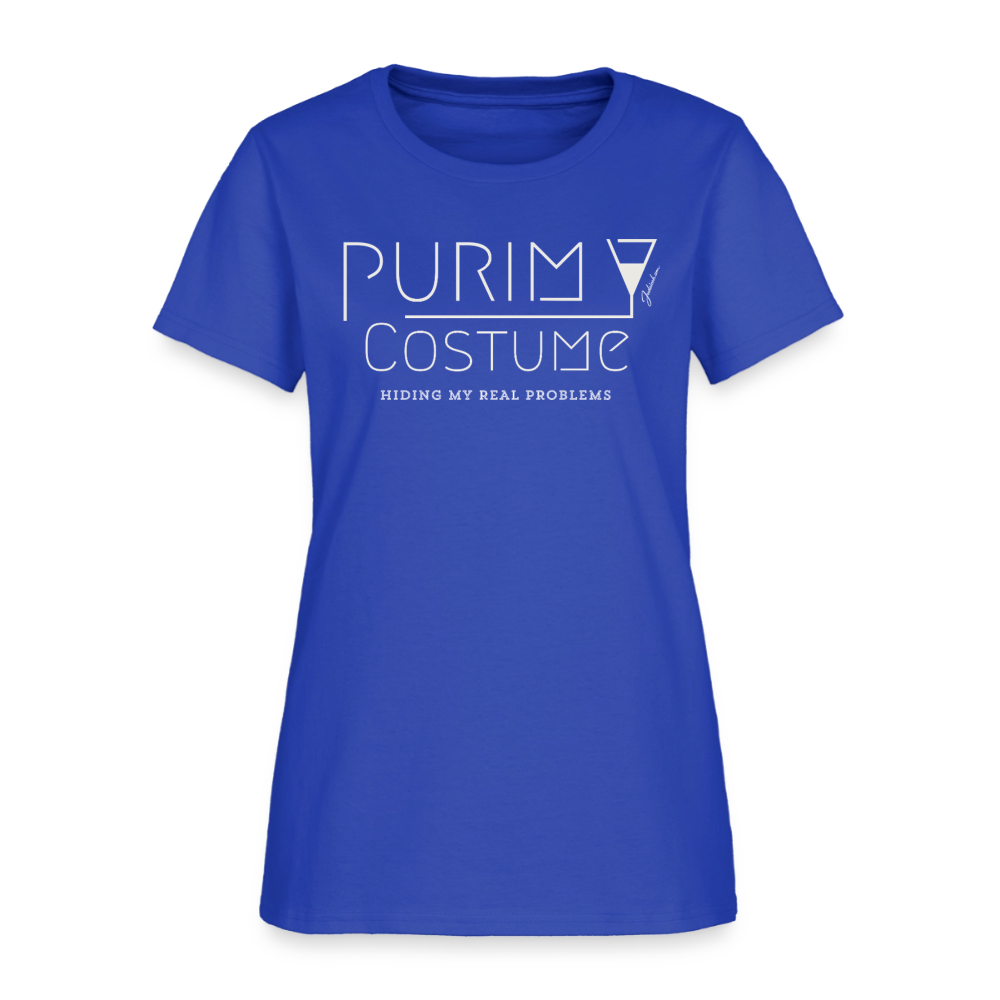 Purim Costume Women's T-Shirt - royal blue