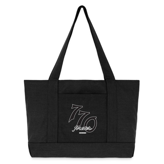 770 Forever Cotton Pigment Dyed Tote Bag - washed black