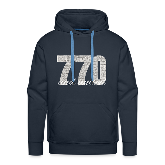 770 And United Light Men’s Premium Hoodie - navy