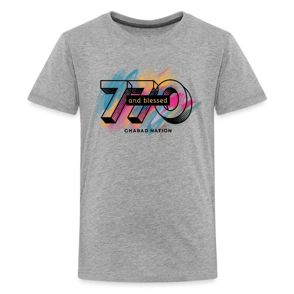 770 And Blessed Kids' Premium T-Shirt - heather gray