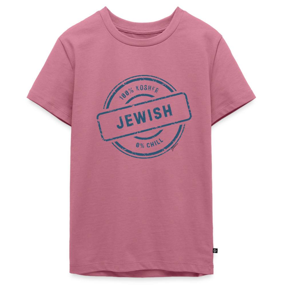 100% Jewish Kids' Premium T-Shirt - mauve