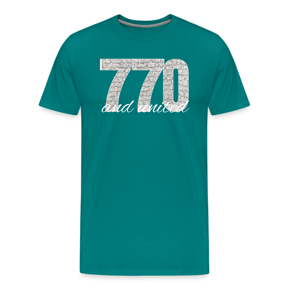 770 And United Light Men's Premium T-Shirt - teal
