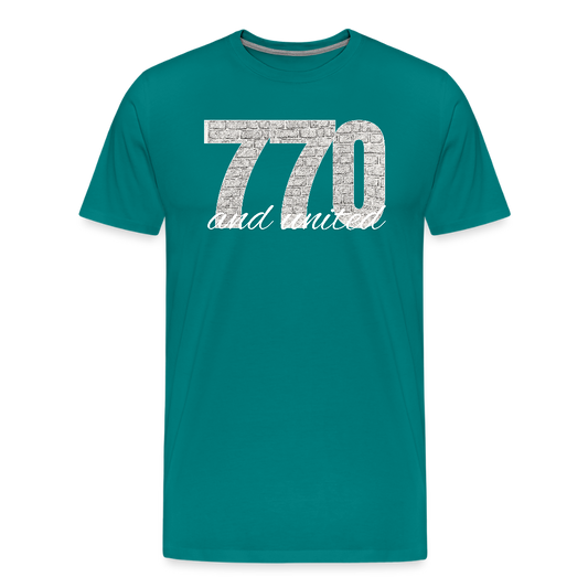 770 And United Light Men's Premium T-Shirt - teal