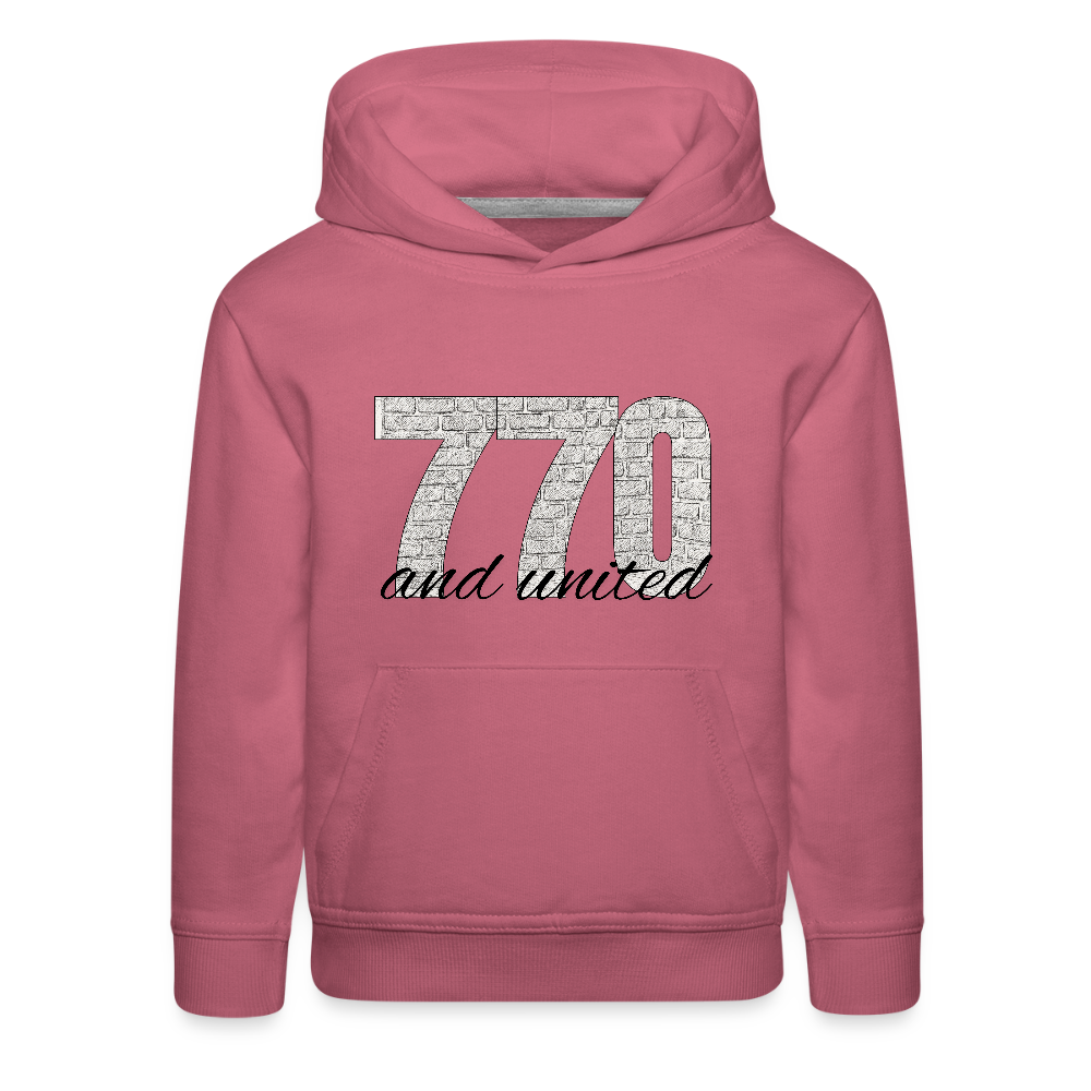 770 And United Kids‘ Premium Hoodie - mauve