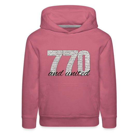 770 And United Kids‘ Premium Hoodie - mauve