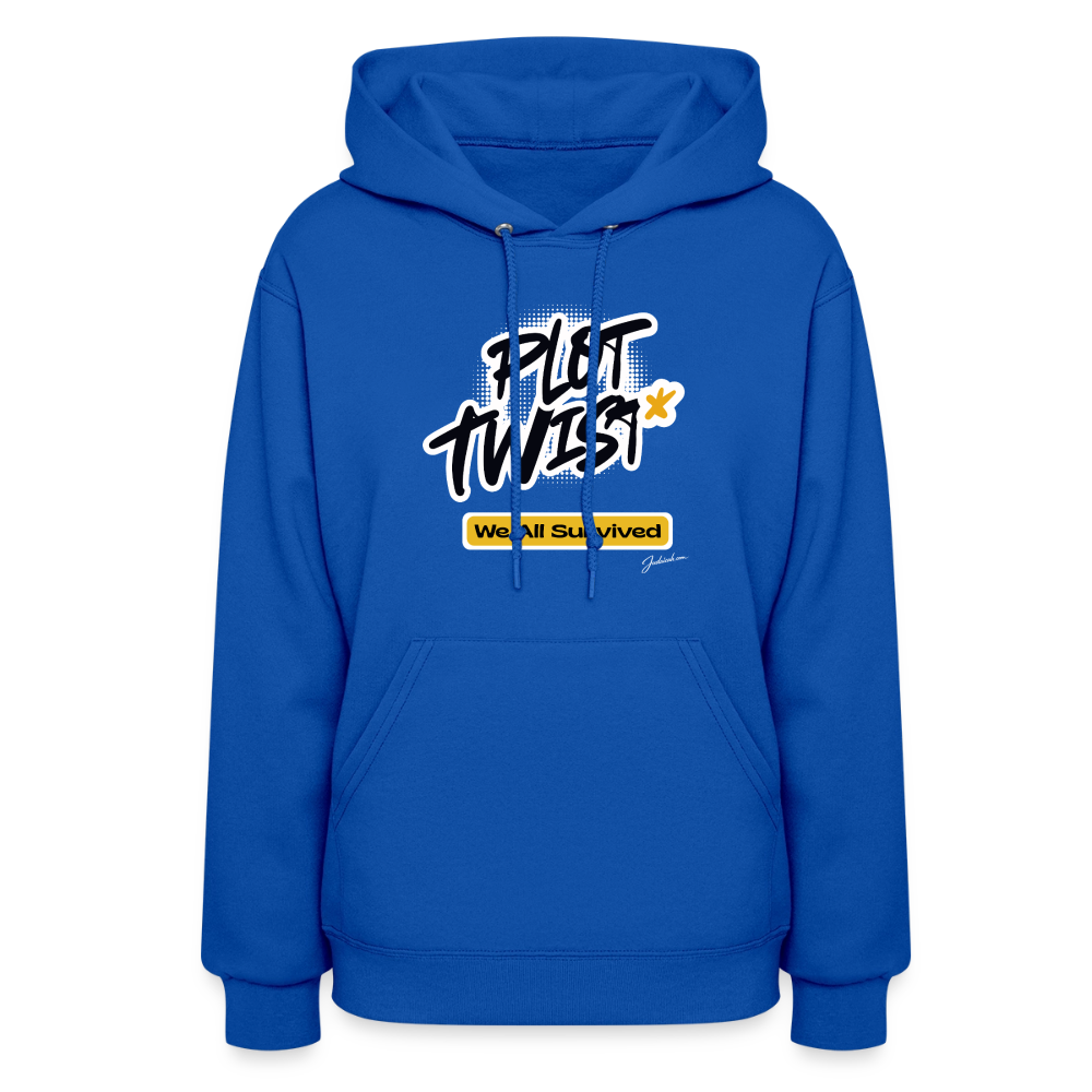 Plot Twist Women's Hoodie - royal blue