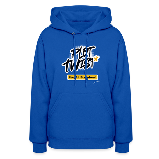 Plot Twist Women's Hoodie - royal blue