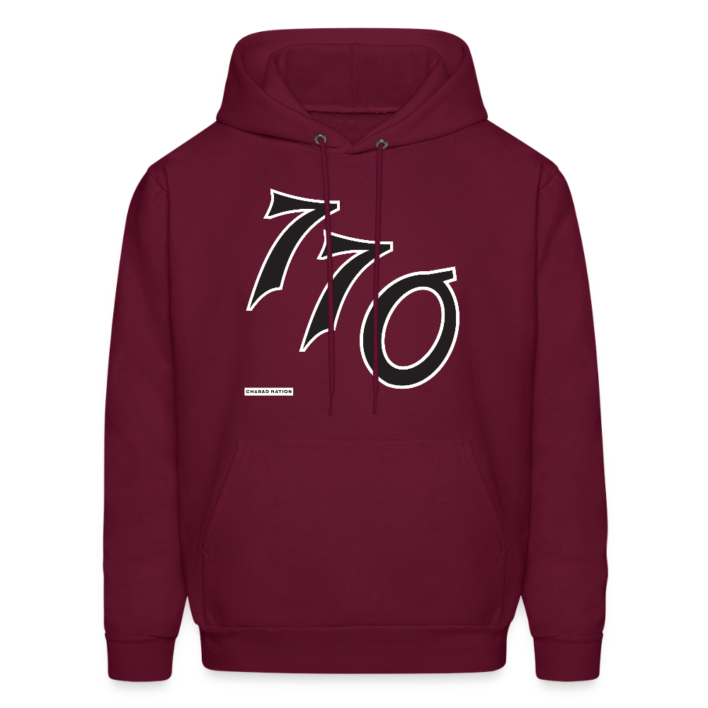 770 Men's Hoodie - burgundy