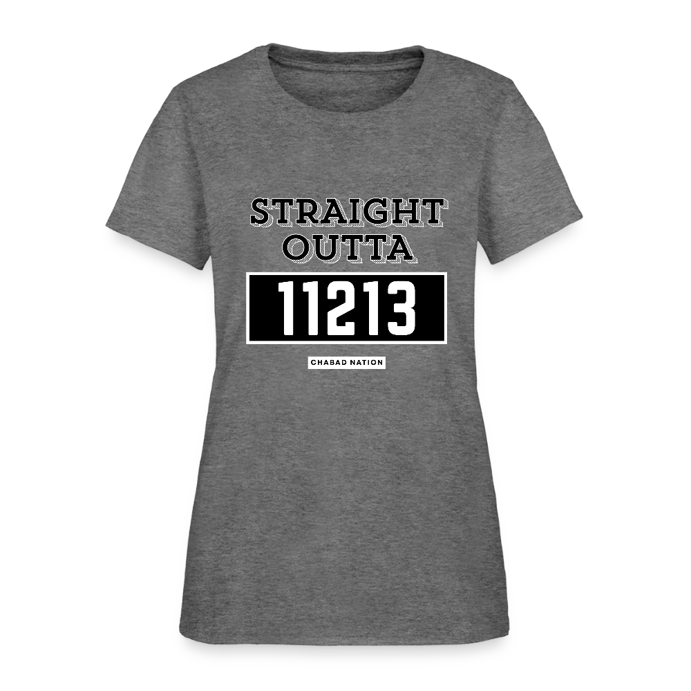 Straight Outta 11213 Women's T-Shirt - graphite heather