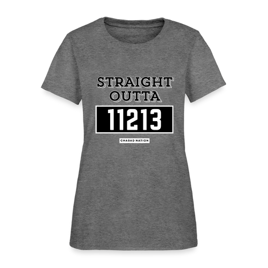 Straight Outta 11213 Women's T-Shirt - graphite heather