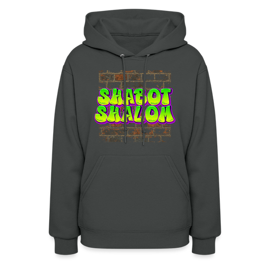 Shabot Shalom Brick 770 Graffiti Women's Hoodie - asphalt