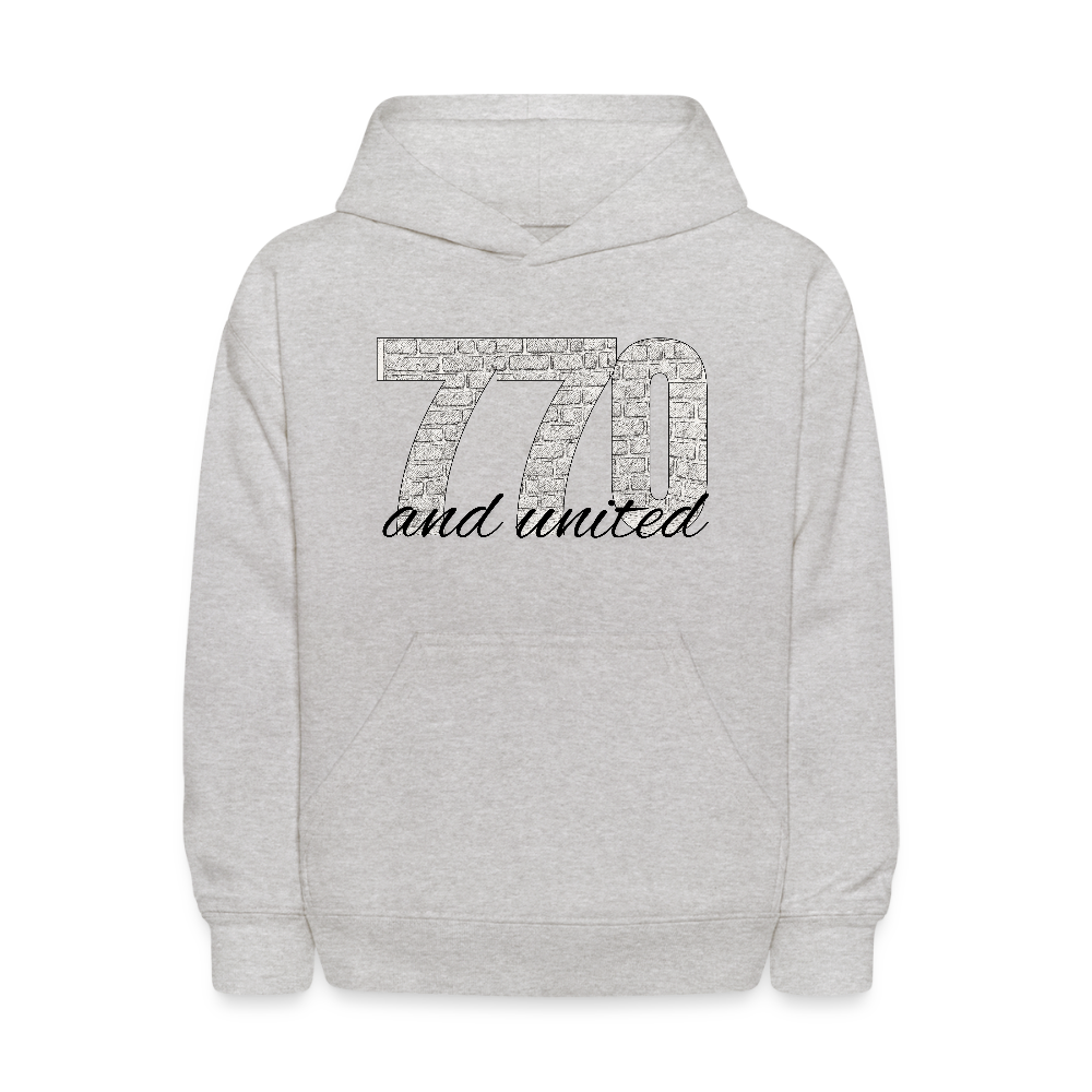 770 And United Kids' Hoodie - heather gray