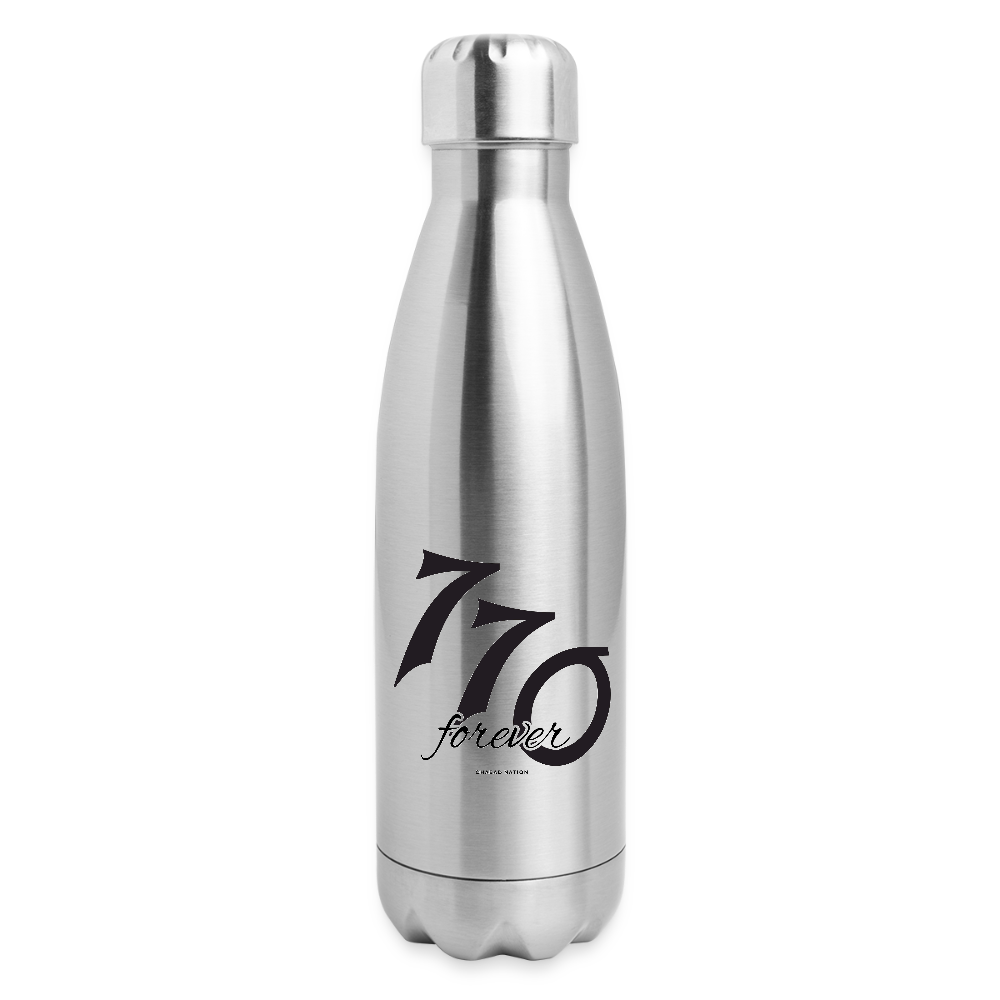 770 Forever Insulated Stainless Steel Water Bottle - silver