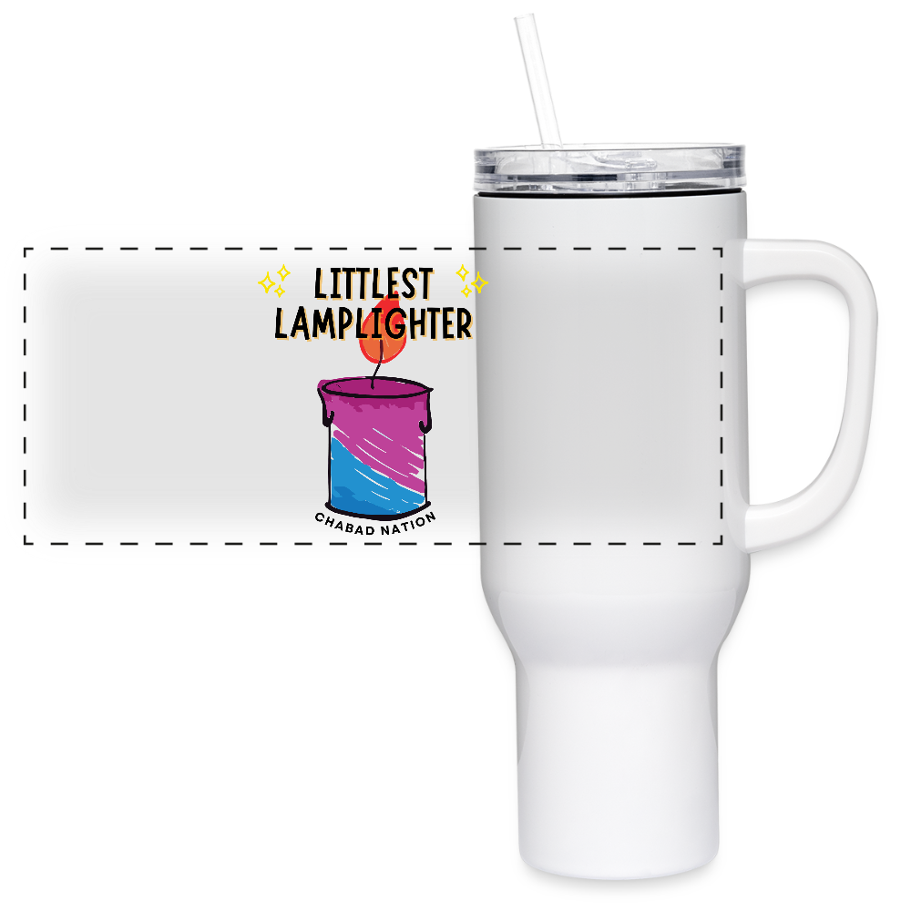 Littlest Lamplighter 40 oz Travel Tumbler - white