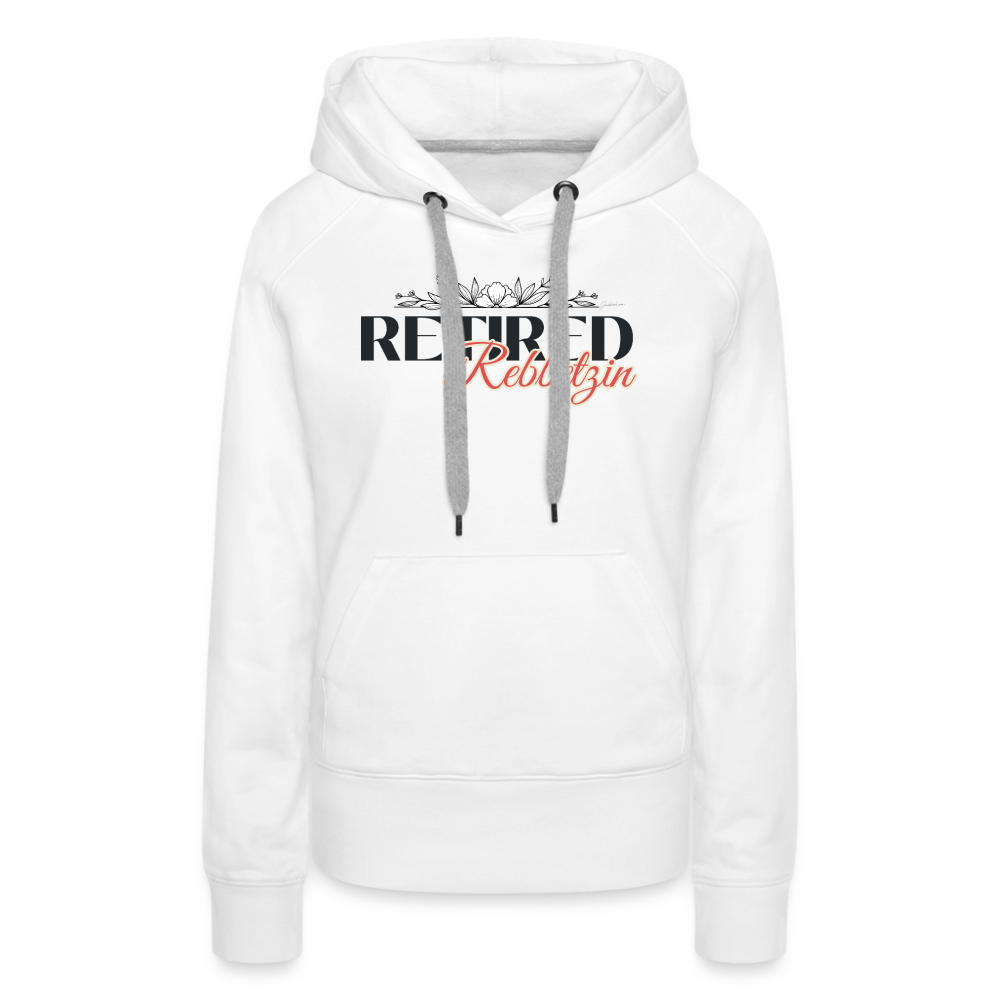 Retired Rabbetzin Women’s Premium Hoodie - white