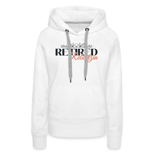 Retired Rabbetzin Women’s Premium Hoodie - white