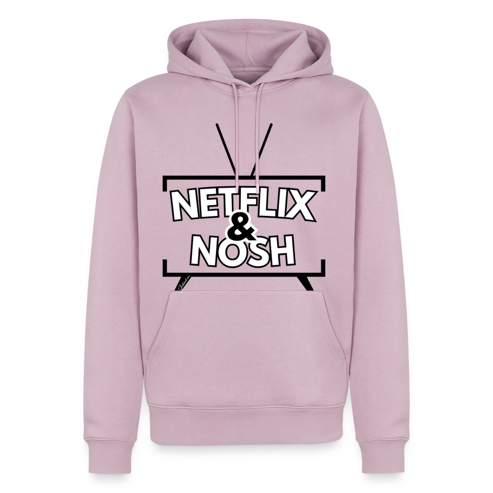 Netflix & Nosh Men’s Premium Hoodie - dusty pink