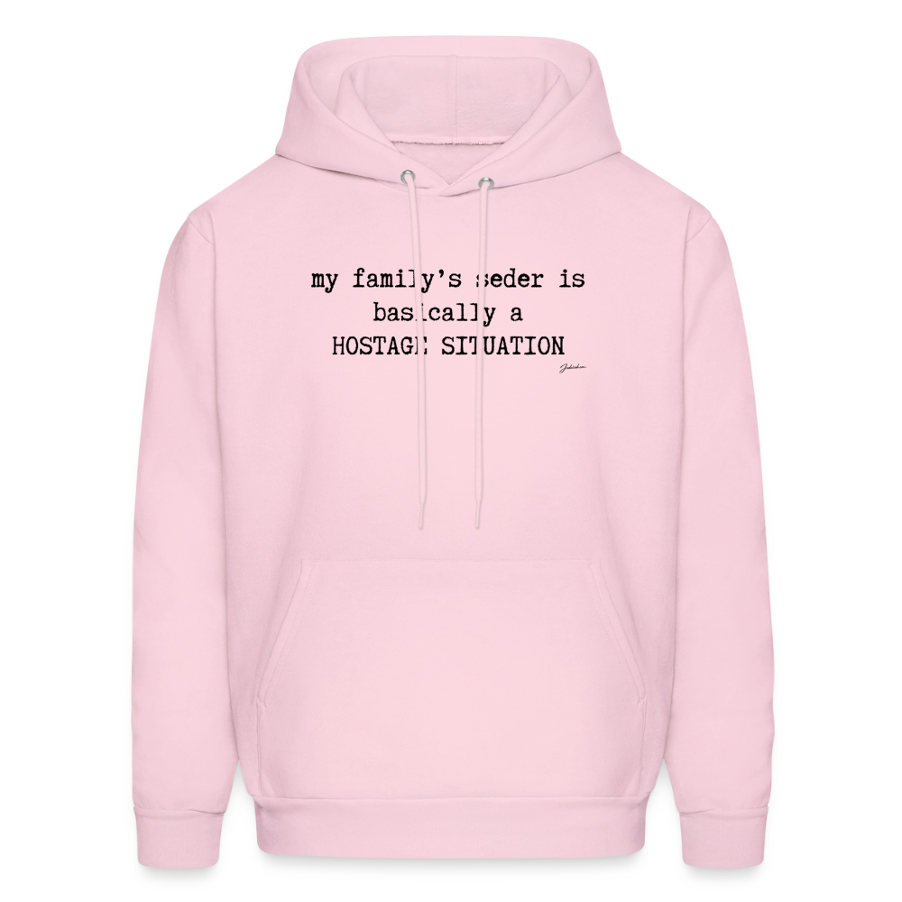 Seder Hostage Men's Hoodie - pale pink