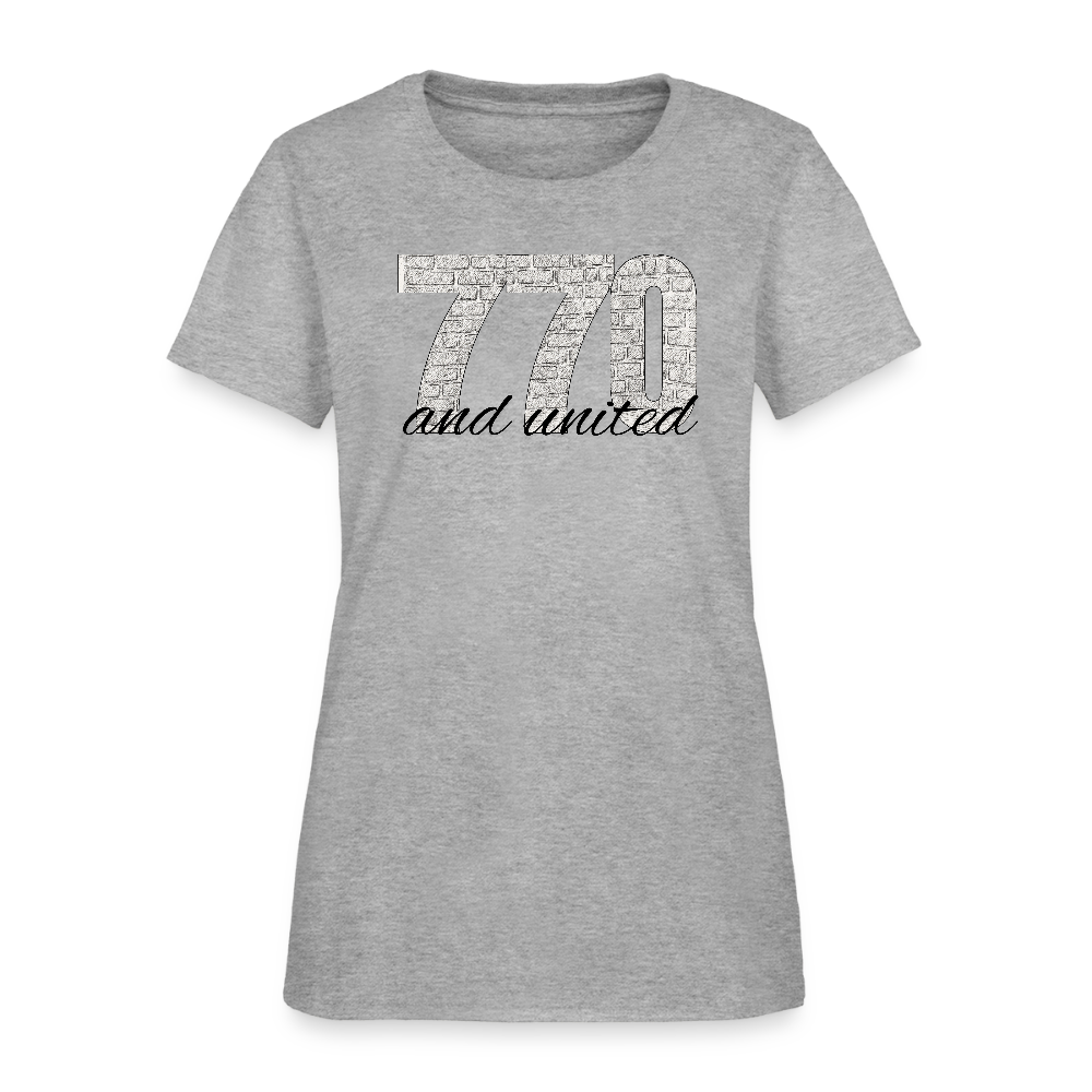 770 And United Women's T-Shirt - heather gray
