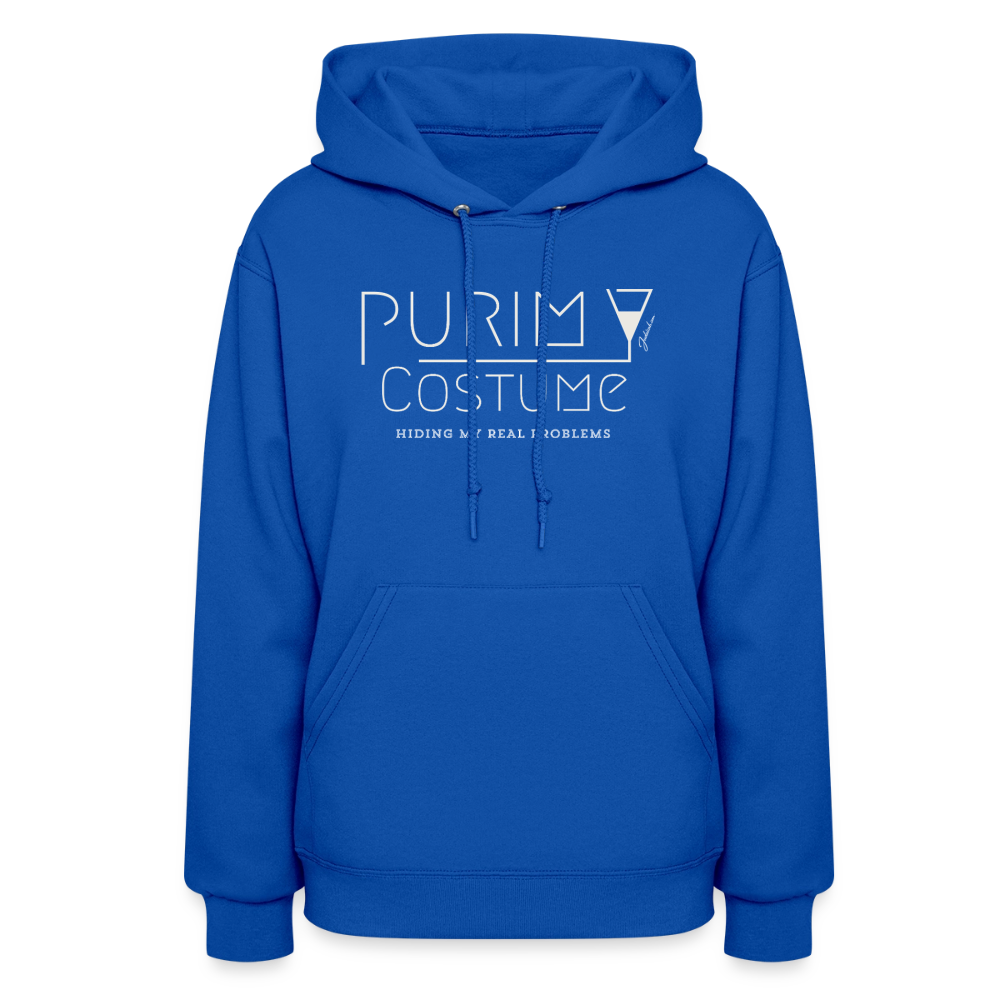 Purim Costume Women's Hoodie - royal blue