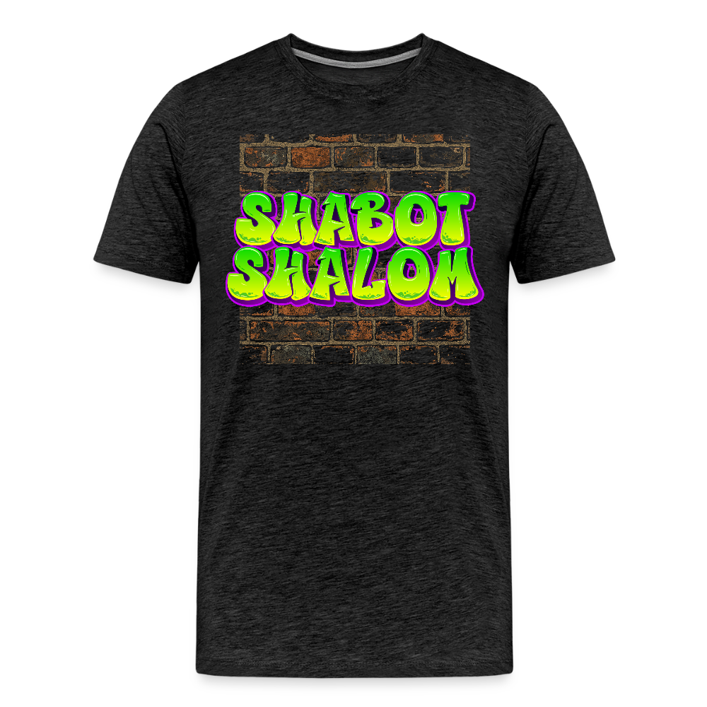 Shabot Shalom Brick 770 Graffiti Men's Premium T-Shirt - charcoal grey