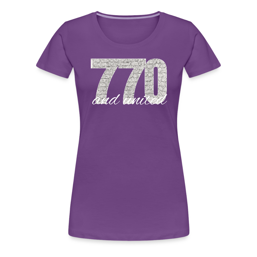 770 And United Light Women’s Premium T-Shirt - purple