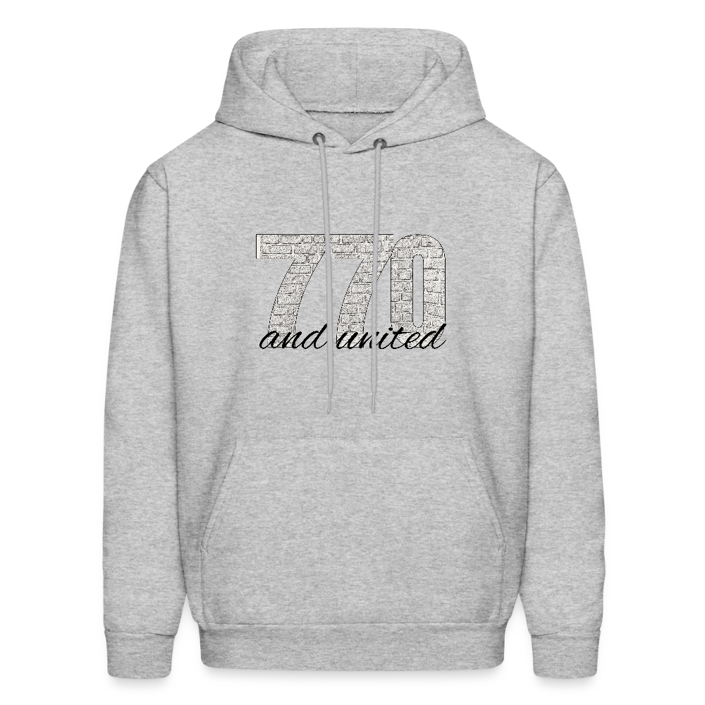 770 And United Men's Hoodie - heather gray