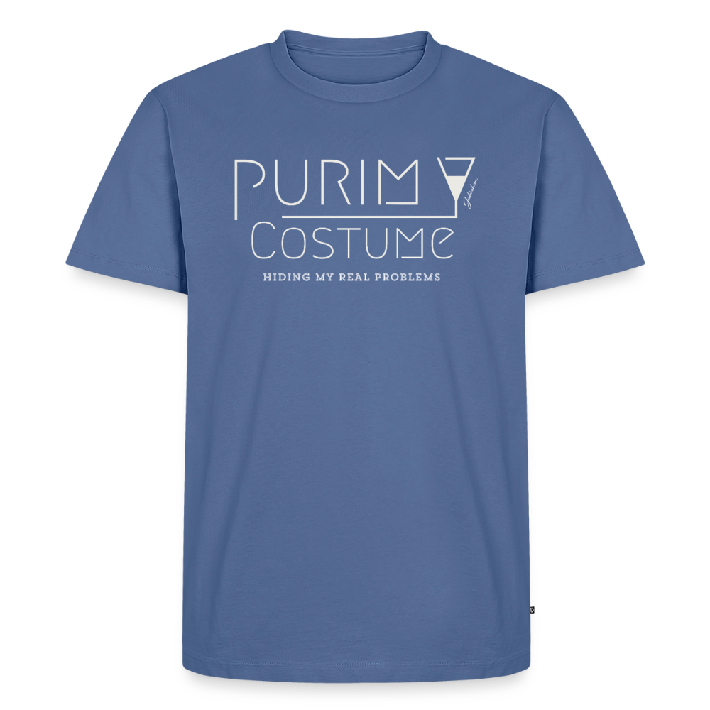 Purim Costume Men's Premium T-Shirt - stone blue 