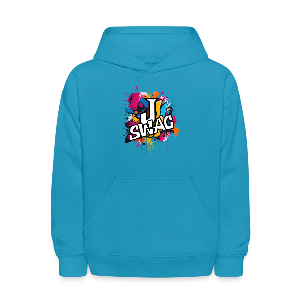 Jswag Logo Kids' Hoodie - turquoise