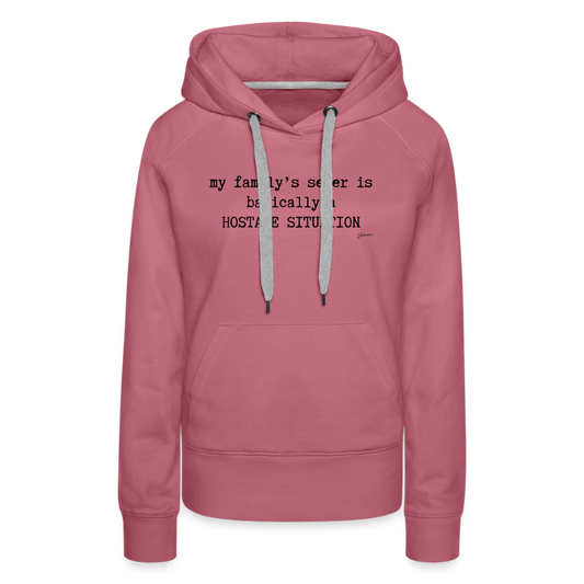 Seder Hostage Women’s Premium Hoodie - mauve